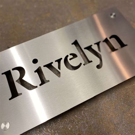 metal house sign uk|metal house signs made to order.